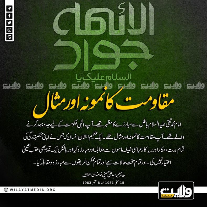 مقاومت کا نمونہ اور مثال
