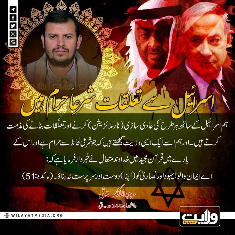 اسرائیل سے تعلقات شرعاً حرام ہیں