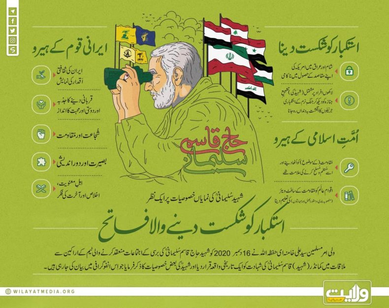 شہید سُلیمانیؒ کی نمایاں خصوصیات پر ایک نظر | انفوگرافی