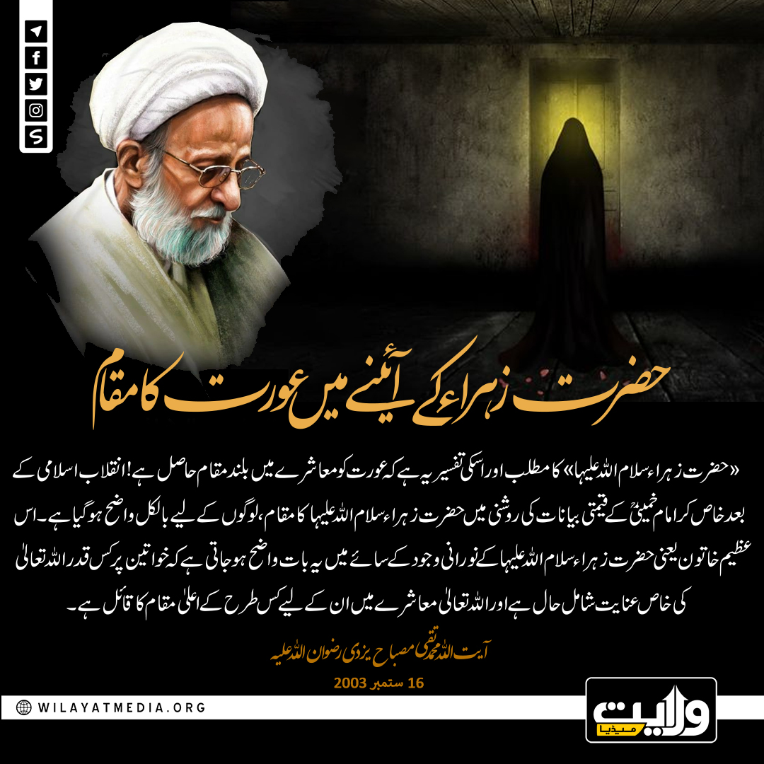 حضرت زہراء کے آئینے میں عورت کا مقام