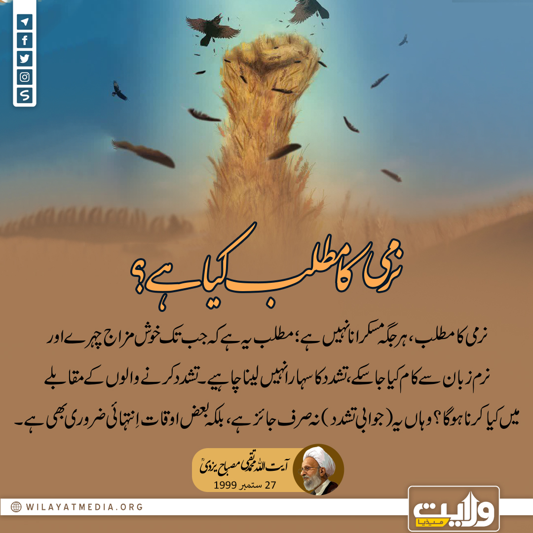 نرمی کا مطلب کیا ہے؟